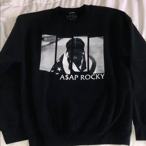 Black A$AP Rocky crewneck from Pacsun